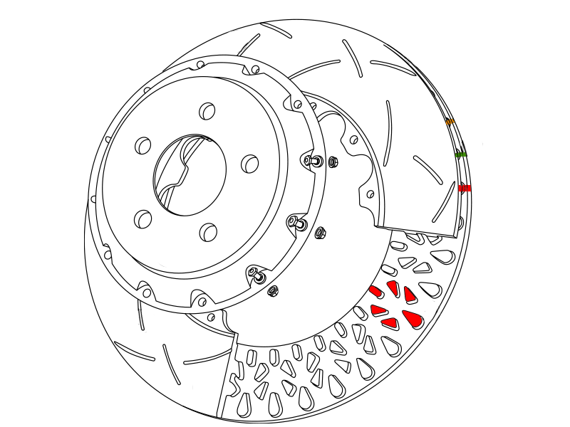 Disques Avant 2 parties DBA brakes BMW M2 F87