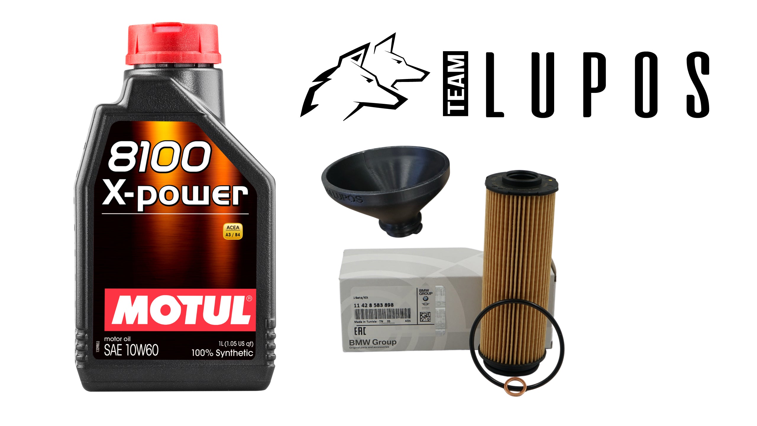 Pack entretien BMW M3 E90 E92 E93 Motul X-Power 10W60