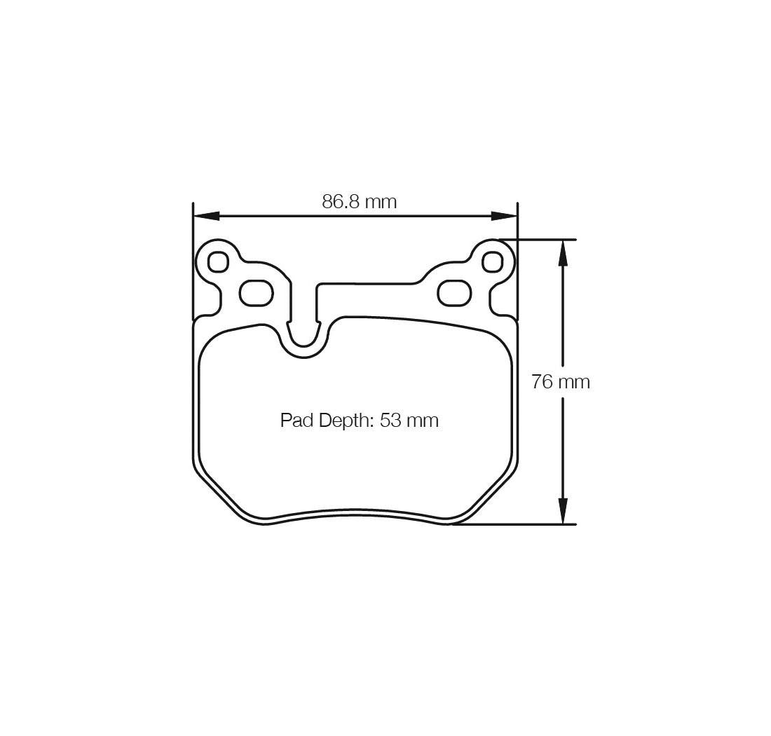 Plaquettes Ferodo DS2500 BMW 135i E82