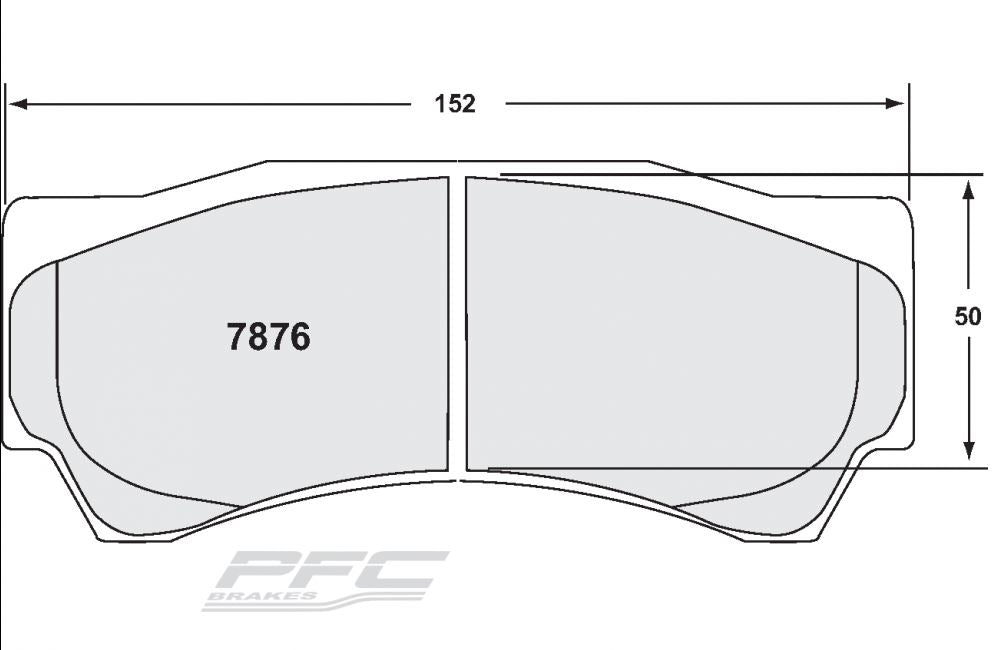 Plaquettes PFC 7876 pour Alcon Car97
