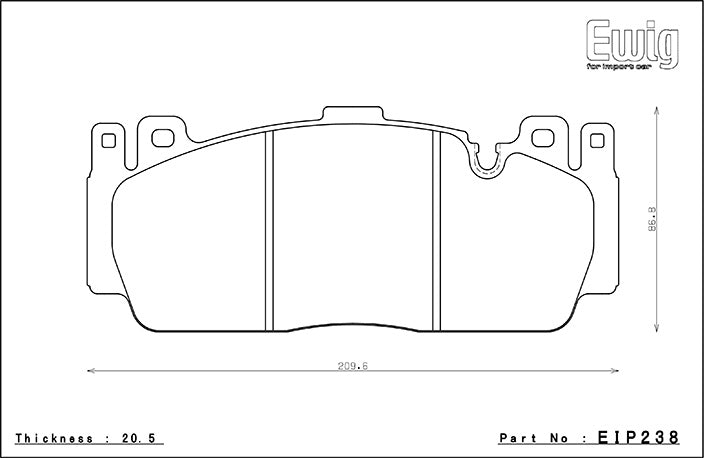 Plaquettes Endless ME20 BMW M2 Competition et CS F87