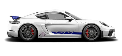 Sticker de bas de porte Porsche GT4 981