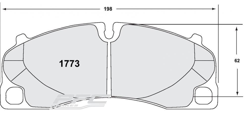 Plaquettes PFC 11 Porsche 911 992 GT3
