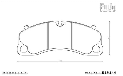 Plaquettes Endless ME20 PORSCHE 911 992 GT3