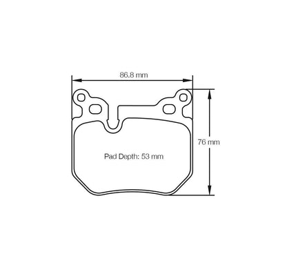 Plaquettes Pagid RSL1 BMW 135i E82