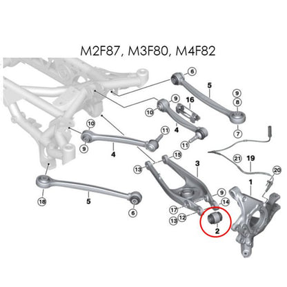 Rotules Excentriques de train Arrière Millway BMW M2 F87
