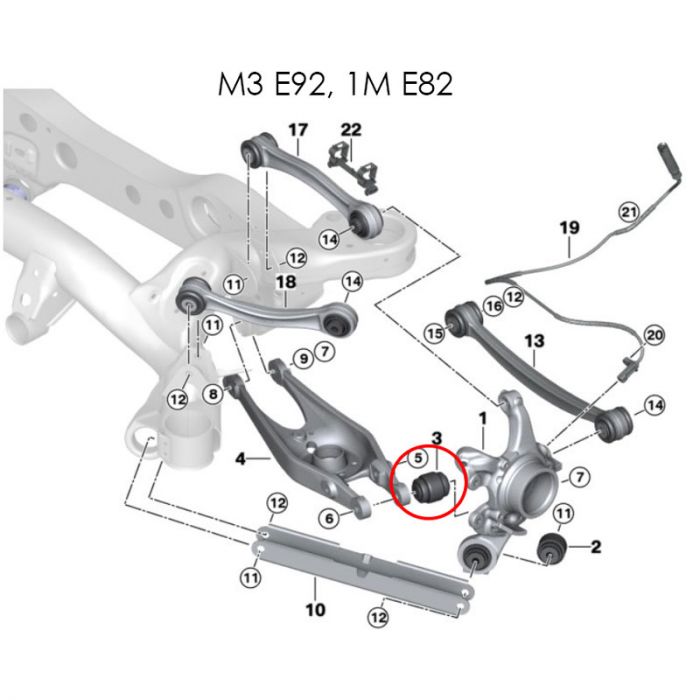 Rotules Excentriques de train Arrière Millway BMW M3 E92 E90 – Team Lupos