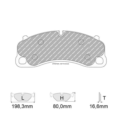 Plaquettes Ferodo DS Uno Porsche Cayman GT4 981 718