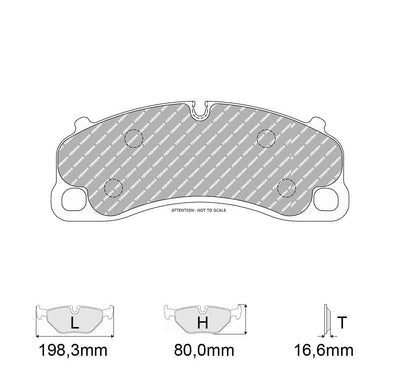 Plaquettes PAGID RSL1 Porsche 911 991 GT3