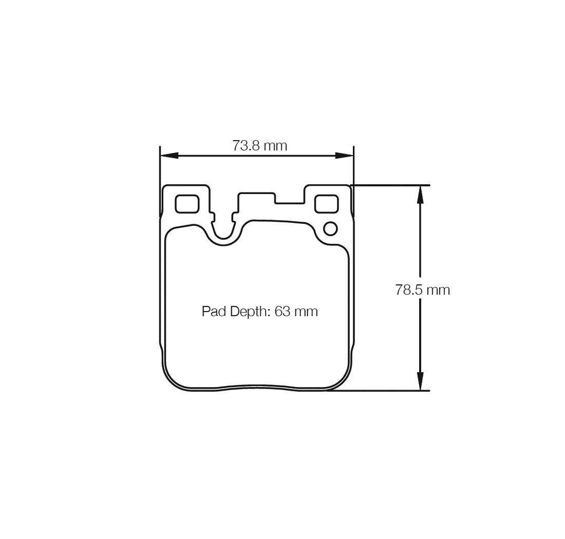 Plaquettes PAGID RSL29 BMW M235i M240i F22 F23