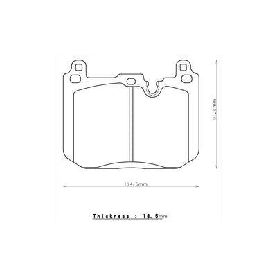Plaquettes PAGID RSL29 BMW M235i M240i F22 F23
