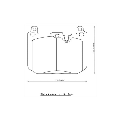 Plaquettes PAGID RSL29 BMW M135i M140i F20 F21