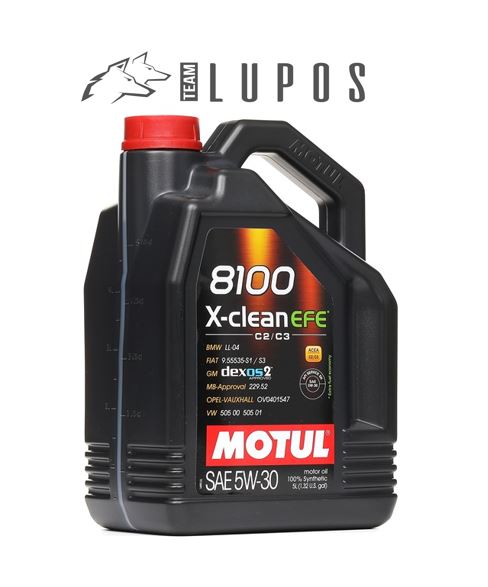 Huile Motul 8100 X-Clean EFE 5W40