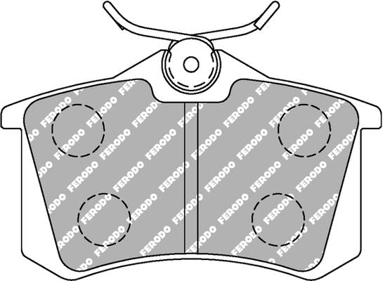 Plaquettes FERODO DS3000 Renault Mégane 3 RS