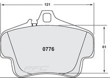 Charger l&#39;image dans la galerie, Plaquettes PFC 11 étriers Brembo Porsche Boxster 986
