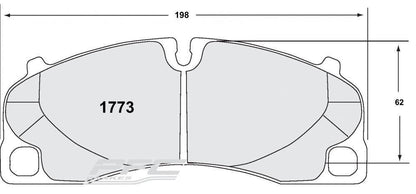 Plaquettes PFC 11 Porsche 911 991 GT3
