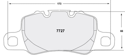 Plaquettes PFC 11 Porsche Cayman GT4 981 718