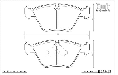 Plaquettes Endless ME20 BMW M3 E46