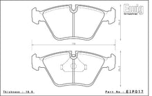 Charger l&#39;image dans la galerie, Plaquettes Endless ME20 BMW M3 E46
