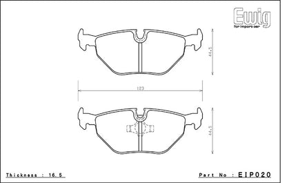 Plaquettes Endless ME20 BMW M3 E36