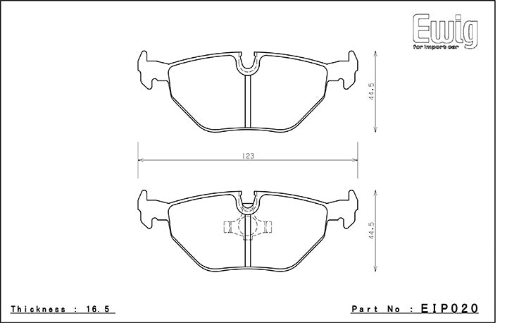 Plaquettes Endless ME20 BMW M3 E36