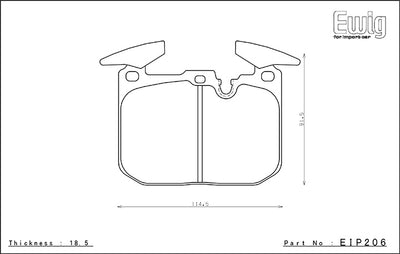 Plaquettes Endless Mx72 BMW M240i M235i F22 F23