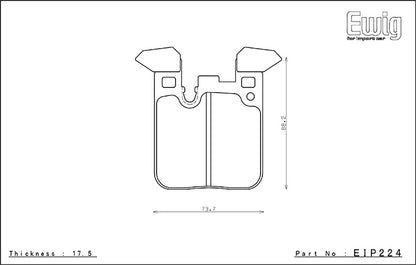 Plaquettes Endless Mx72 BMW M3 M4 F80 F82