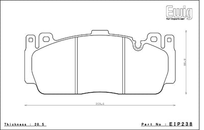 Plaquettes Endless MX72 BMW M2 Competition et CS F87