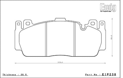 Plaquettes Endless MX72 BMW M2 Competition et CS F87