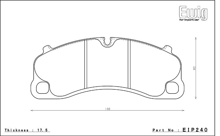 Plaquettes Endless ME20 PORSCHE Cayman GT4 981 718