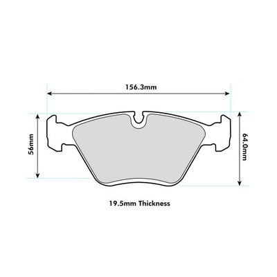 Plaquettes FERODO DS3000 BMW M3 E36
