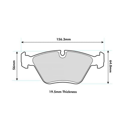 Plaquettes Pagid RSL1 BMW  M3 E46