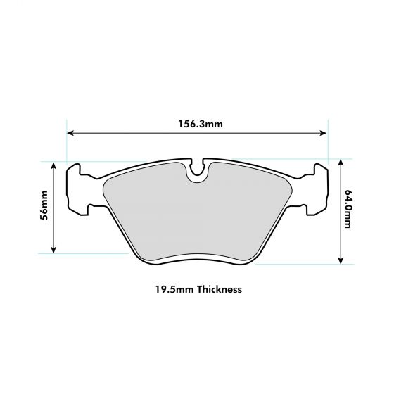 Plaquettes Ferodo DS2500 BMW M3 E36