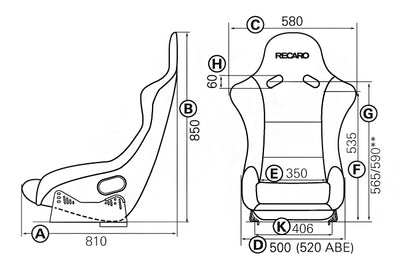 Siège Recaro Pole Position BMW M2 G87