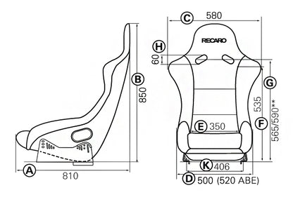 Siège Recaro Pole Position
