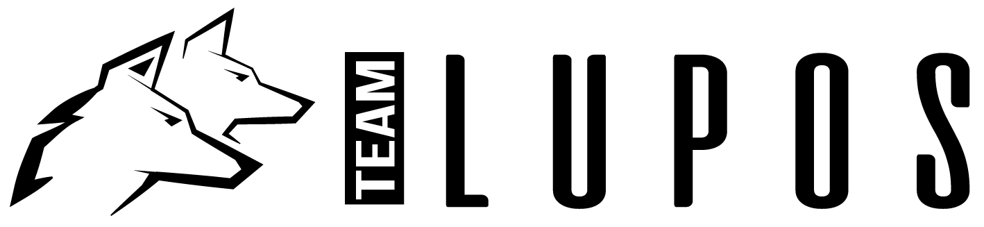 Autocollant rectangle Team Lupos