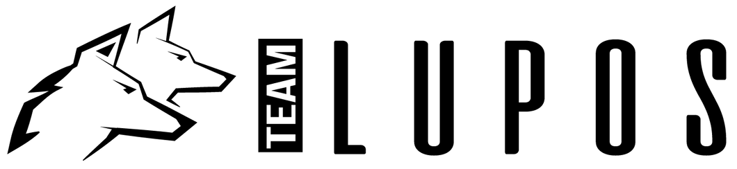 Autocollant rectangle Team Lupos