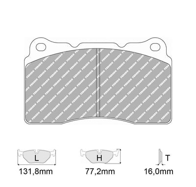 Plaquettes FERODO DS3000 Renault Mégane 4 RS