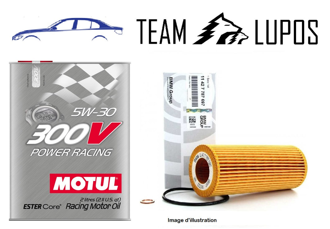 Pack entretien BMW M2 M3 M4 F8x Motul 300V 5W30