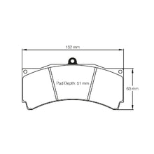 Charger l&#39;image dans la galerie, Plaquettes pagid RSL29 1904- AP racing 6 pistons CP5555 / Stoptech ST60
